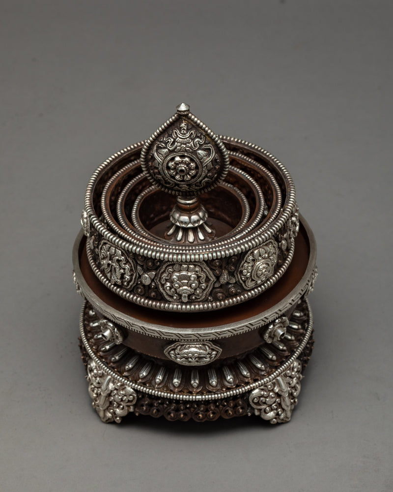 Fine Detailed Mandala Set | Zen Buddhist Objects and Symbols | Ritual Items