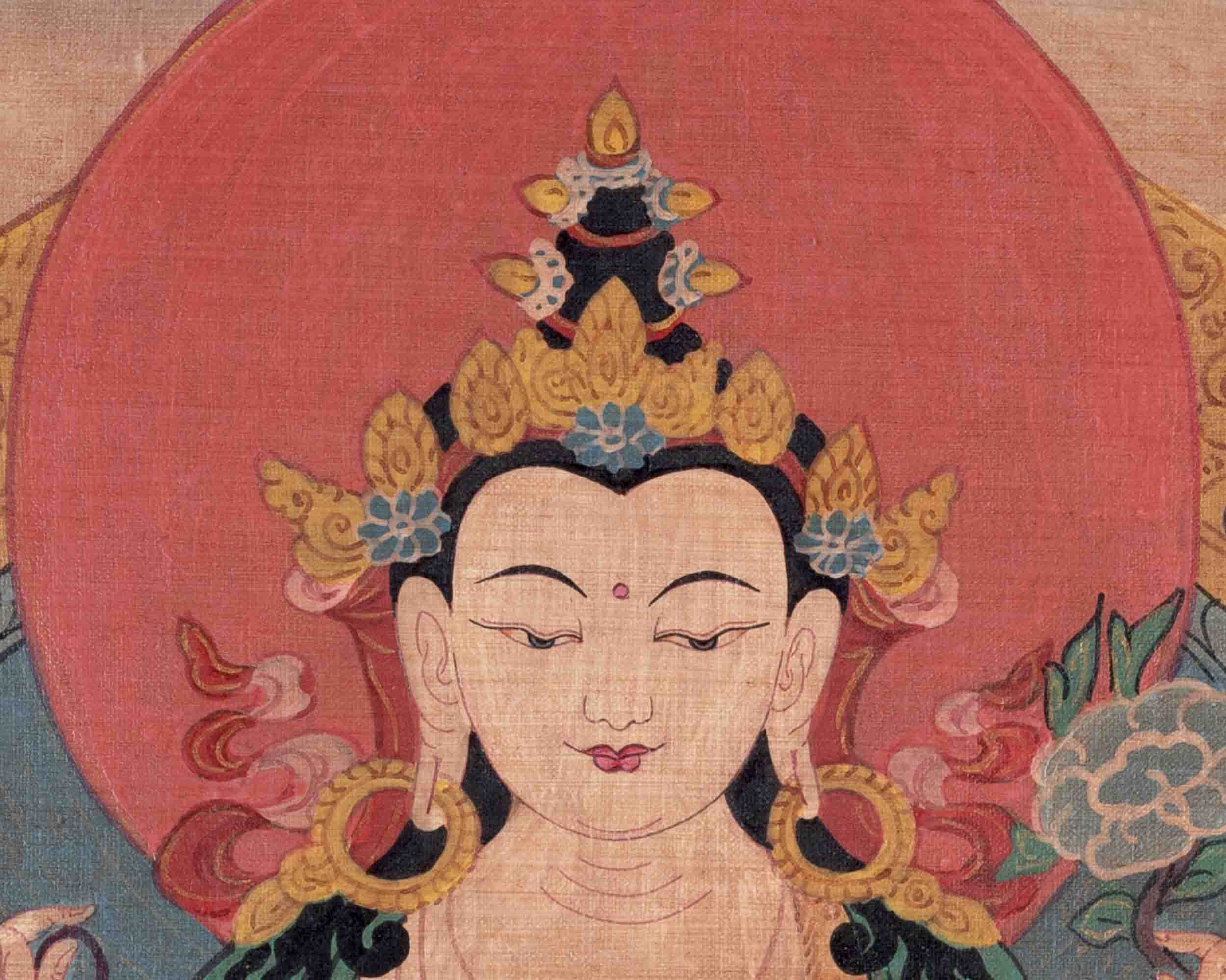 Chenresig's Compassion: A Sacred Avalokitesvara Thangka | Bodhisattva Of Compassion | Wall Decors