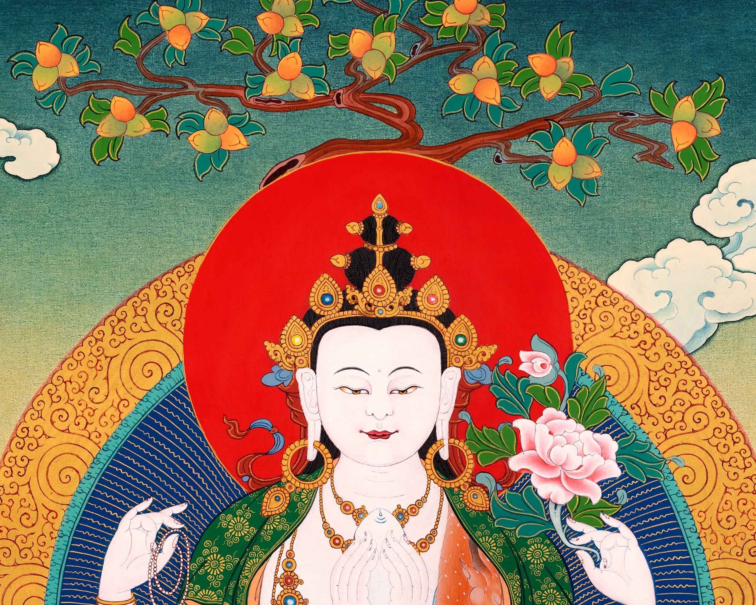 The Bodhisattva Avalokiteshvara Thangka | Buddhist Bodhisattva Art