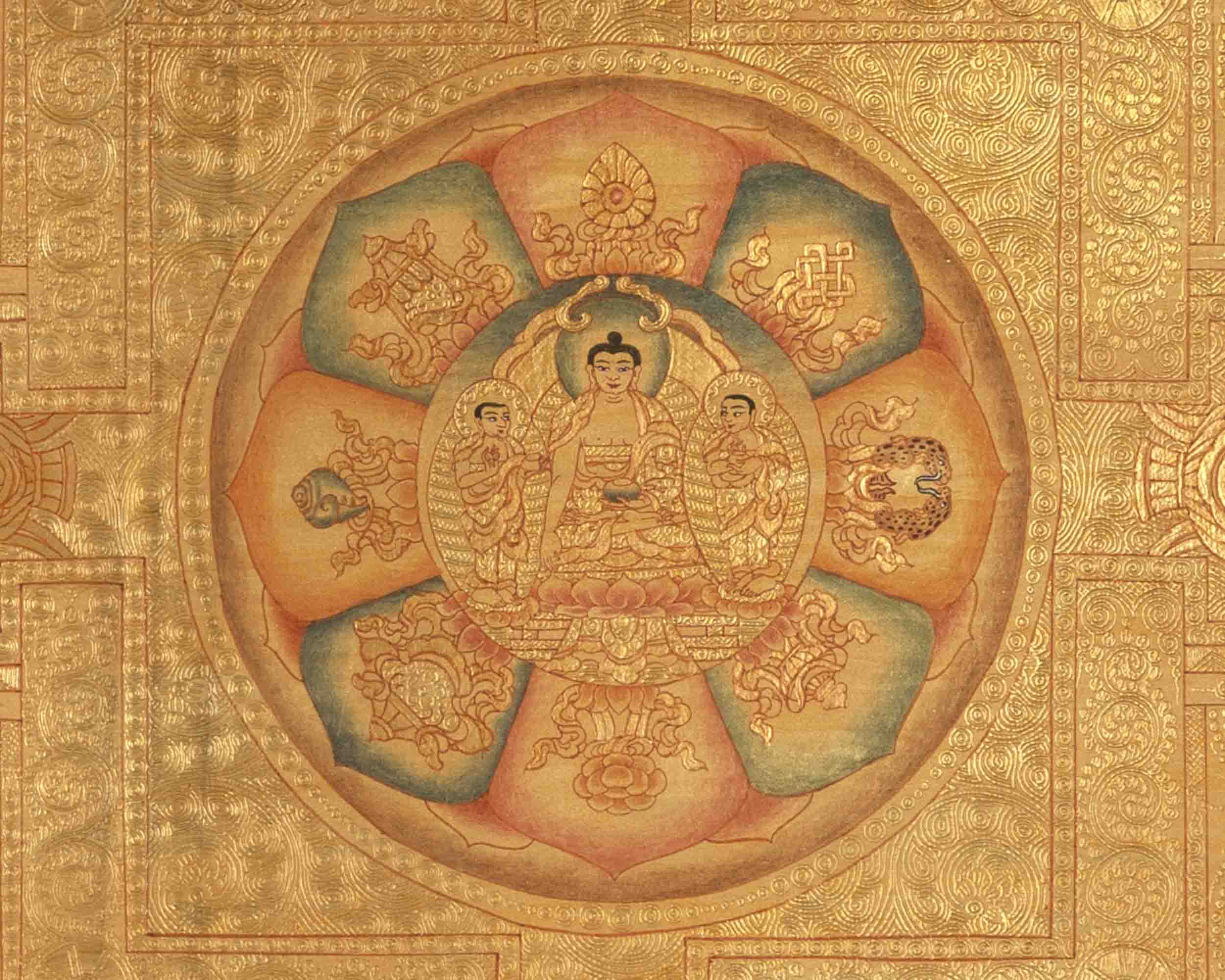 Shakyamuni Buddha Mandala | Wall Decoration Painting