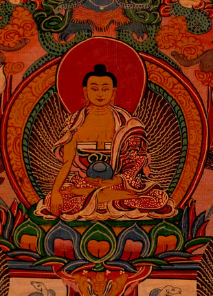 Shakyamuni Budda's Life Story | Oil Varnished Thangka | Wall Decors