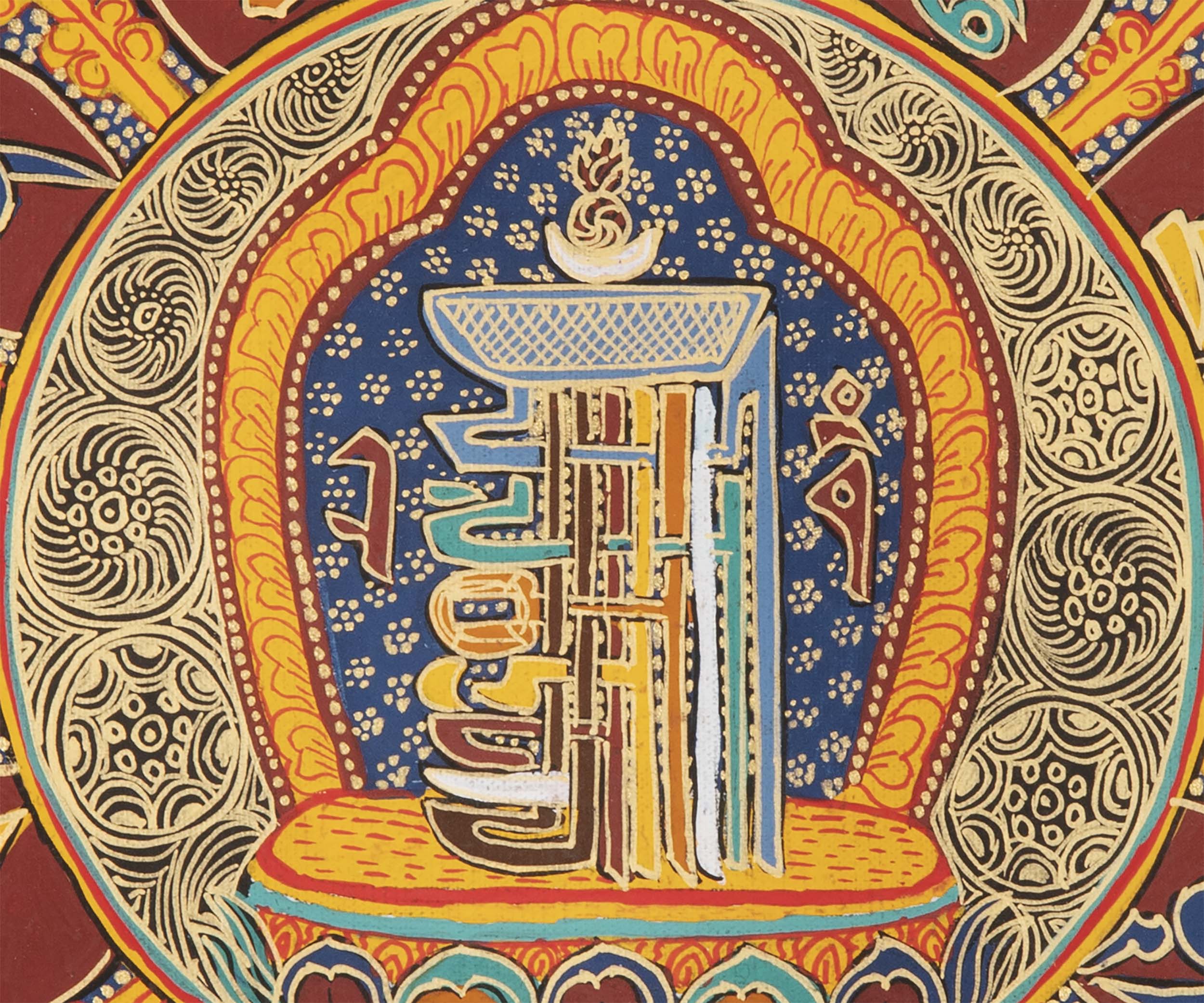 Mantra Mandala Thangka | Wall Hanging