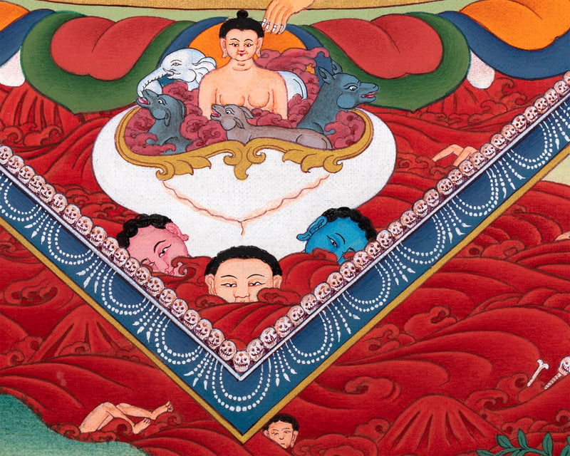 Ekajati Vajra Tara Thangka | Fierce Protector Deity