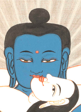 Samantabhadra Buddha Thangka | Wall Decor Thangka