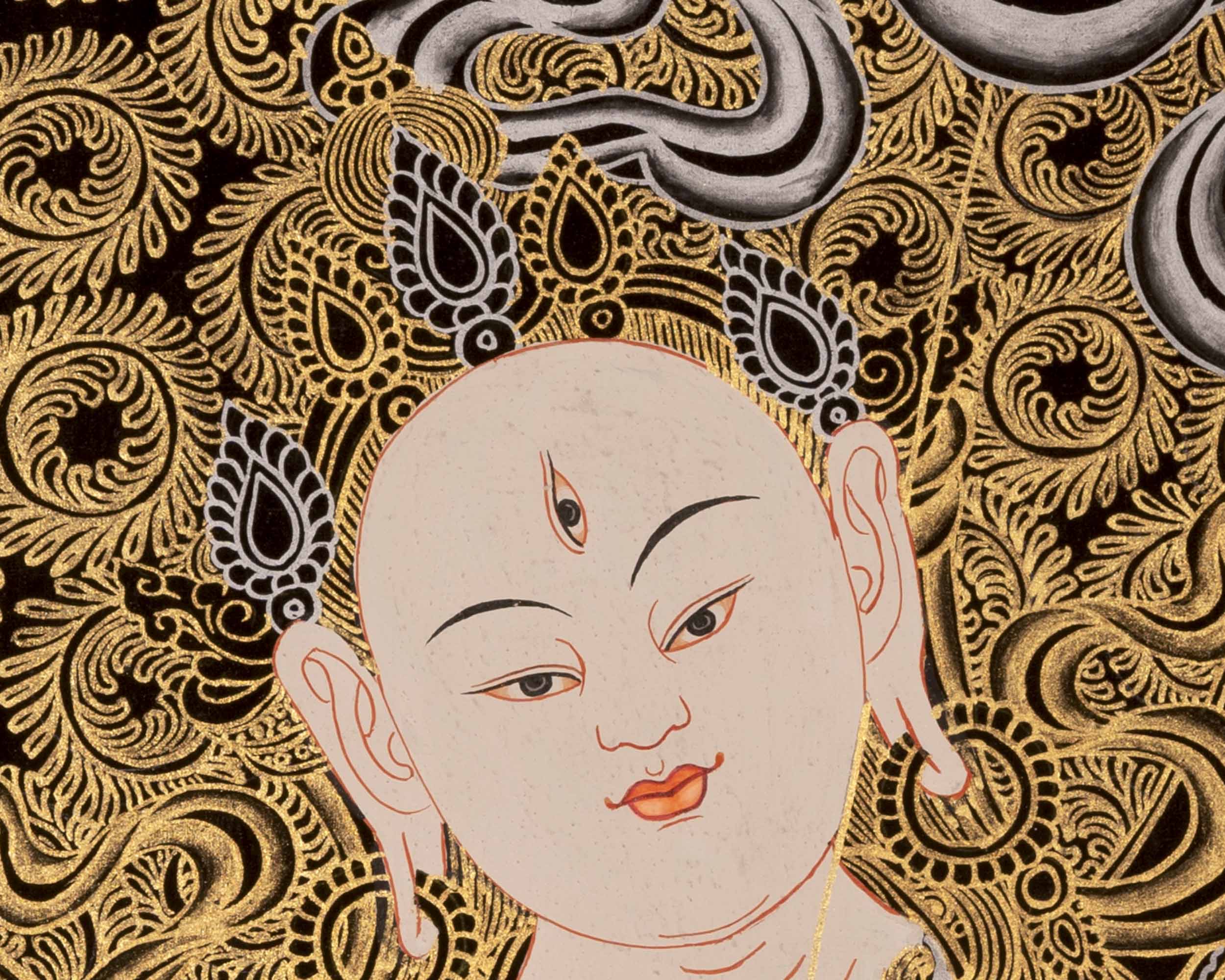 Bodhisattva White Tara | Tibetan Thangka Painting
