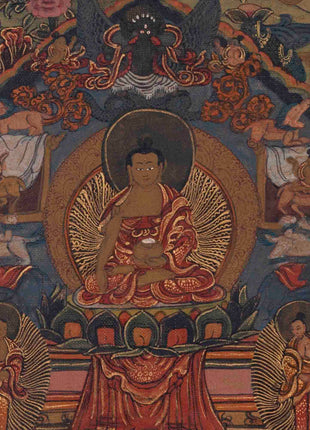Life Of Shakyamuni Buddha | Traditional Tibetan Thangka | Wall Decors
