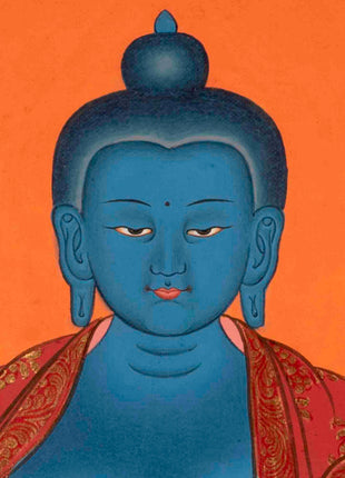 Healing Buddha Thangka | Medicine Buddha | Religious Painting