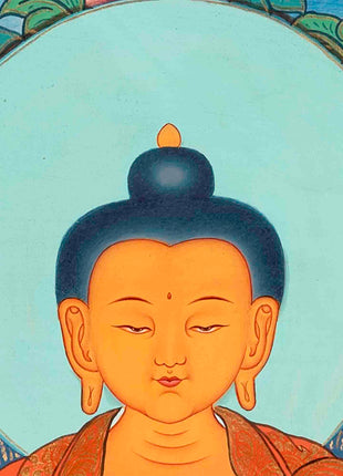Tibetan Shakyamuni Thangka |  Buddha Thangka