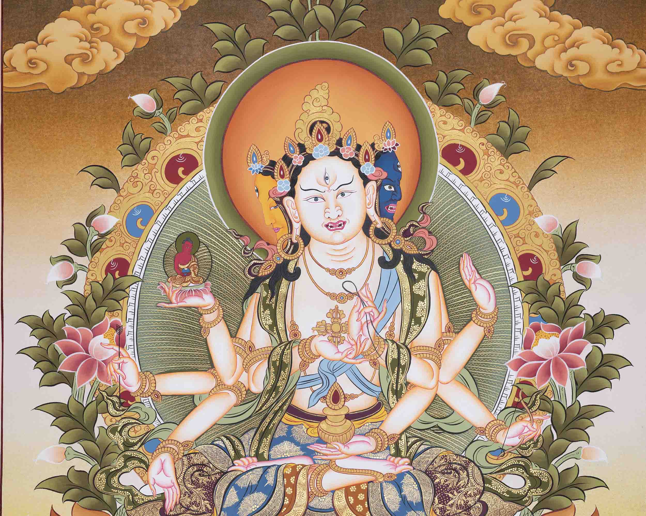 Wall Hanging Namgyalma Thangka | Decoration For Meditation And Yoga