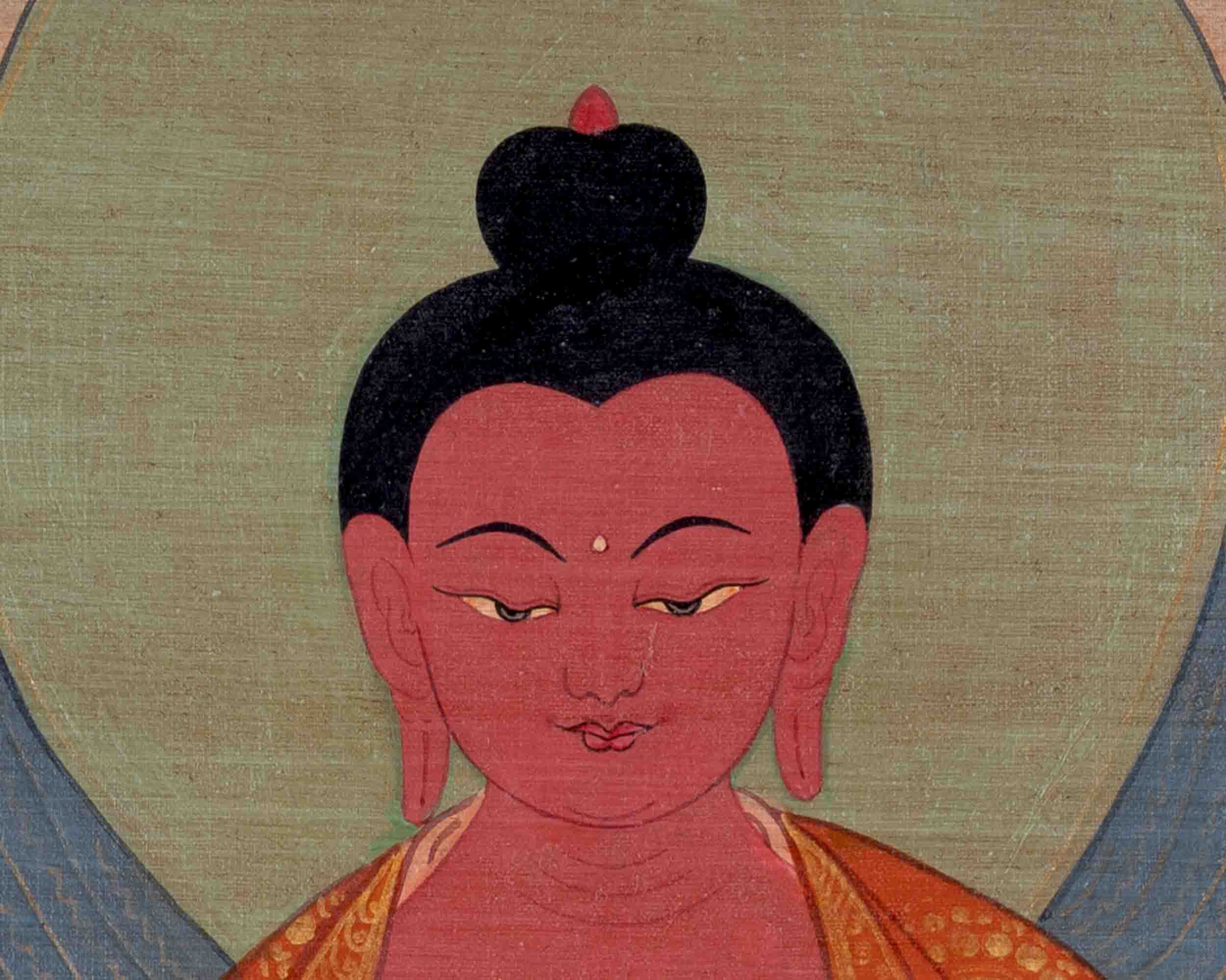 Amitabha Buddha Thangka | Religious Tibetan Art | Wall Decors