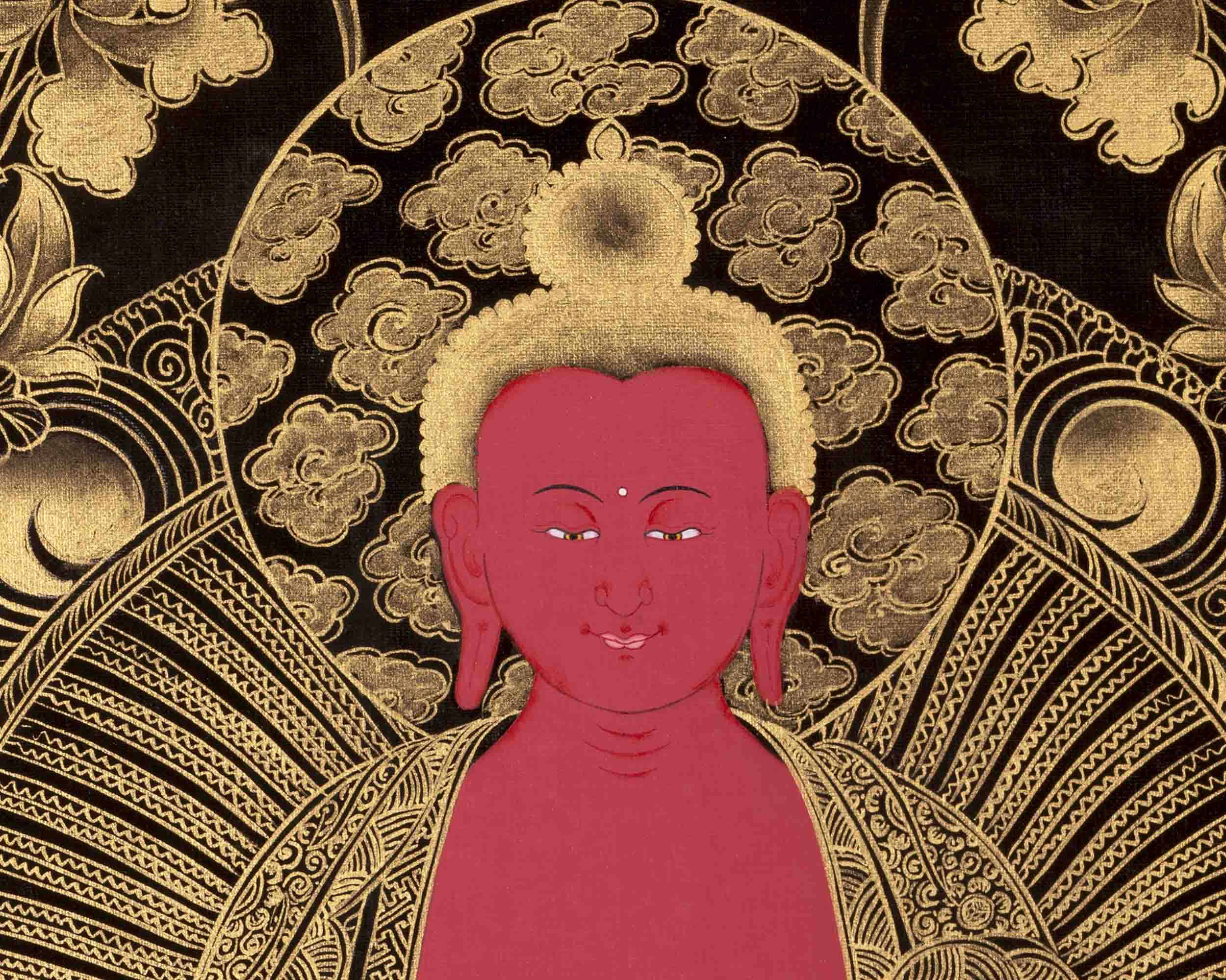 Amitabha Buddha Thangka | Handpainted Art | Religious Gifts