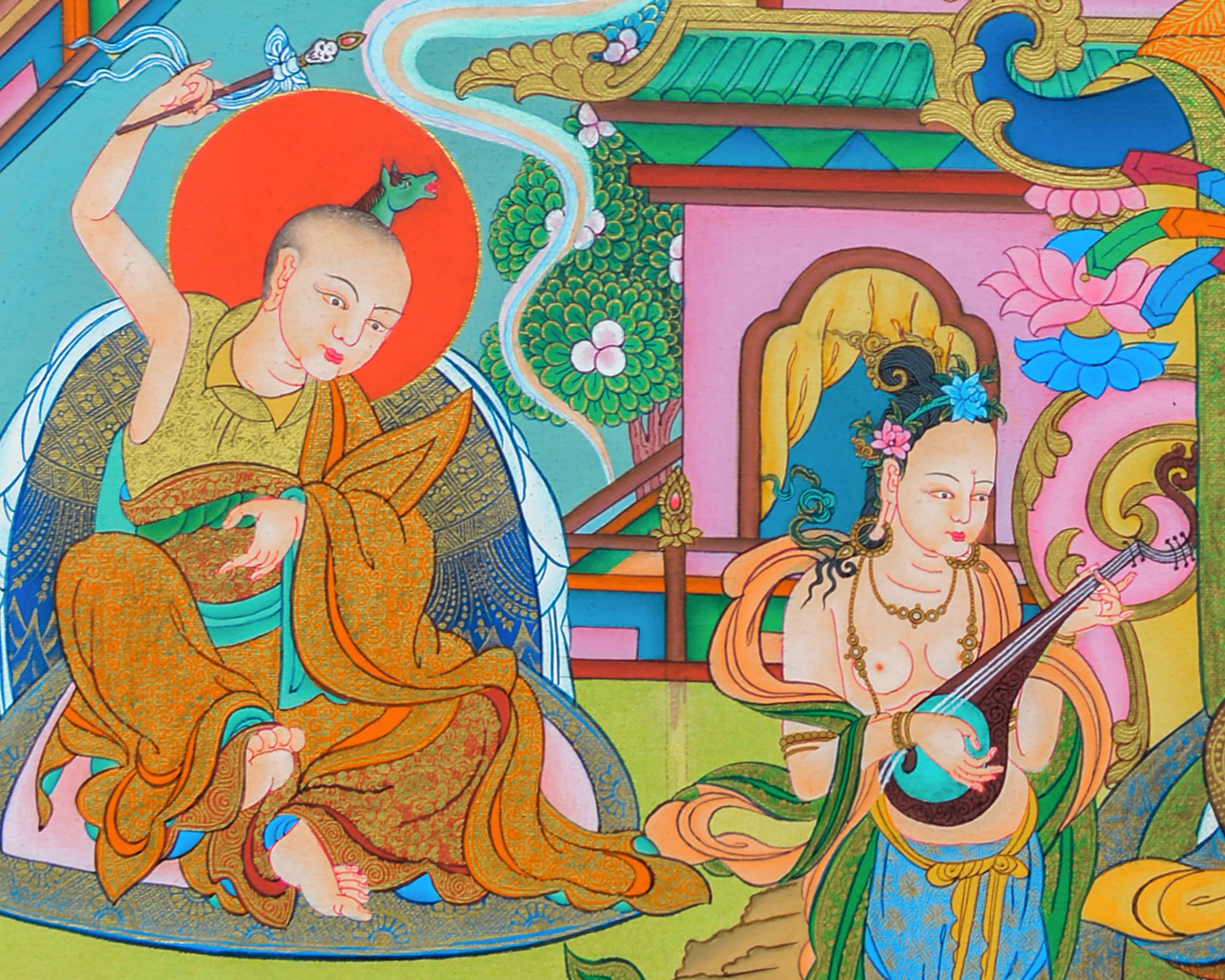Pema Gyalpo Thangka | Guru Rinpoche Manifestation
