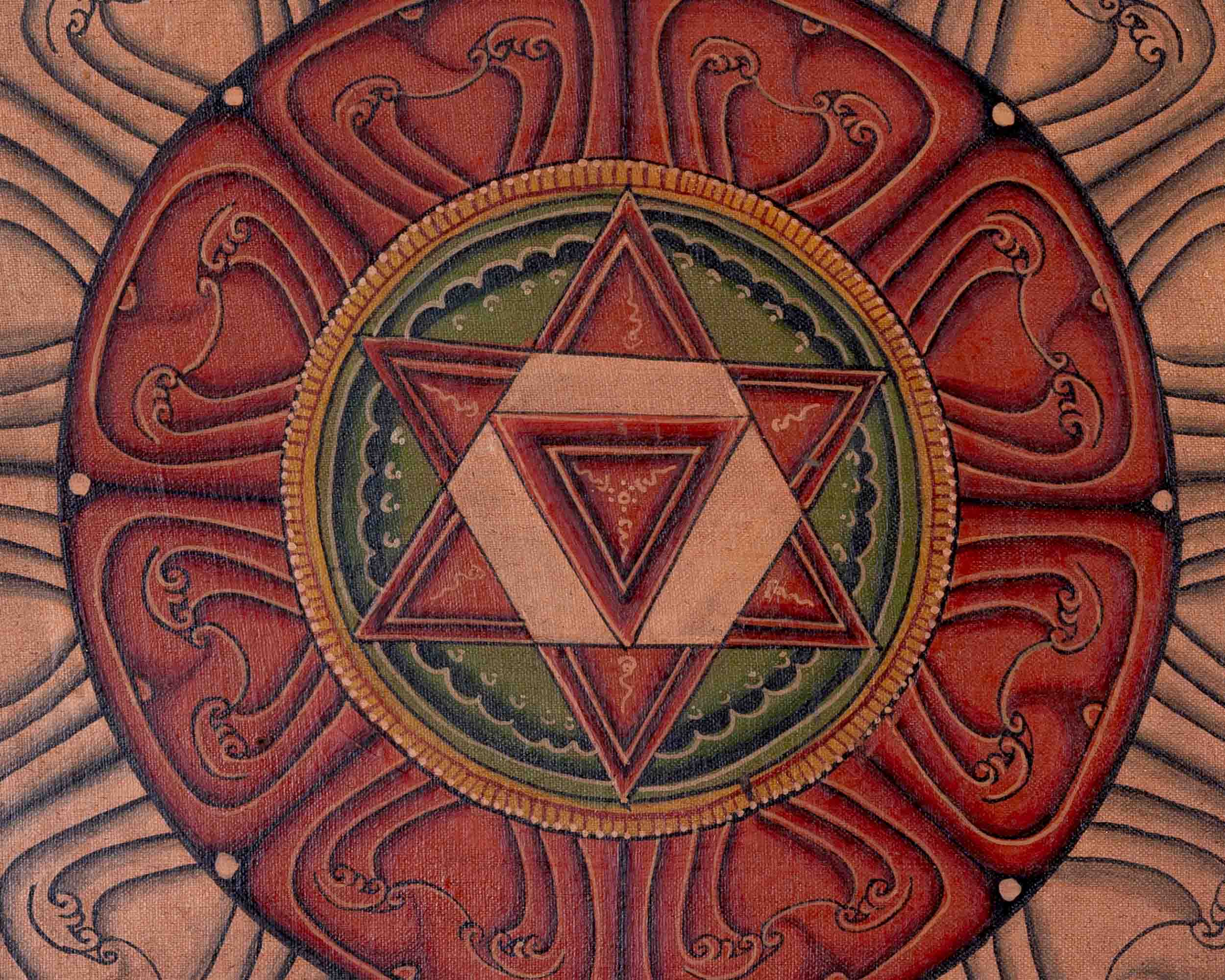 Yantra Mandala | Religious Buddhist Thangka Art | Wall Decors