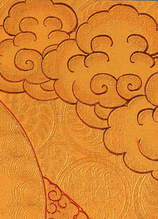 Manjushri Tibetan Thangka | Wall Decor Art