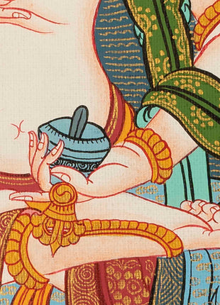 Small Size Vajrasattva Thangka | Buddhist Shrine Room Decor