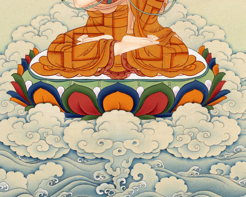 Losang Dragpa Thankga | Je Tsongkhapa Tibetan Buddhist Master Art
