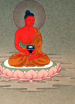 Large Green Tara Deity Painting | Handmade Tara Thangka
