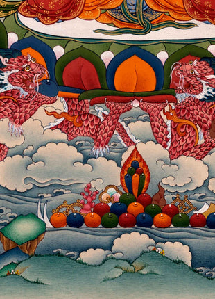 Cundi Buddha Thangka | Traditional Hand Painted Artwork