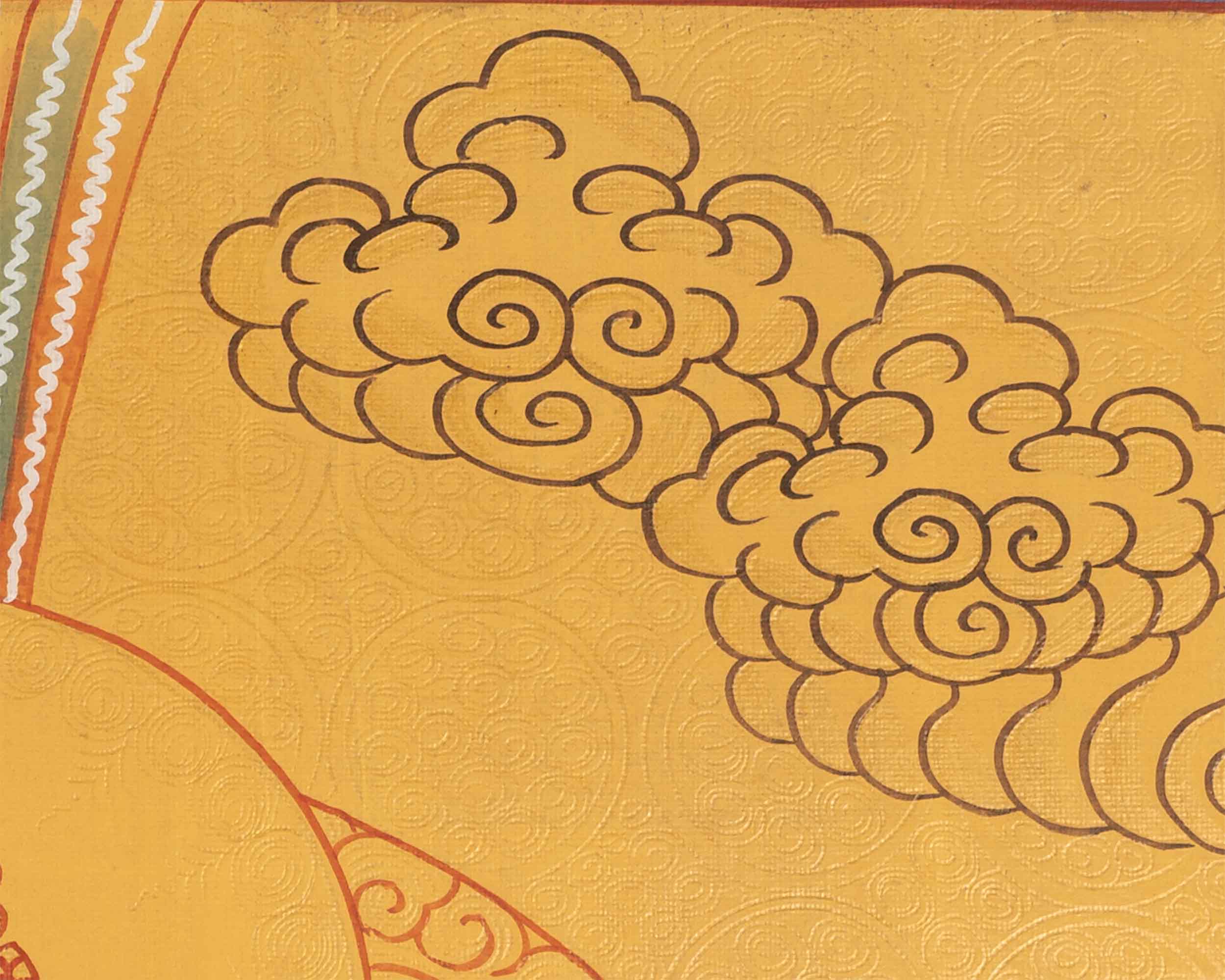 Bodhisattva Avalokiteshvara Chengrezig |  Tibetan Buddhist Thangka