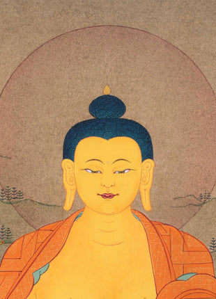 Shakyamuni Buddha | Buddhist Traditional Karma Gadri Thangka