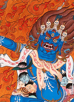 Troma Nagmo Sadhana Thangka | Tibetan Dakini Art On Cotton Canvas