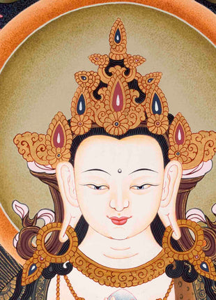 Avalokiteshvara Chengrezig Thangka | Wall Decoration Thangka Painting