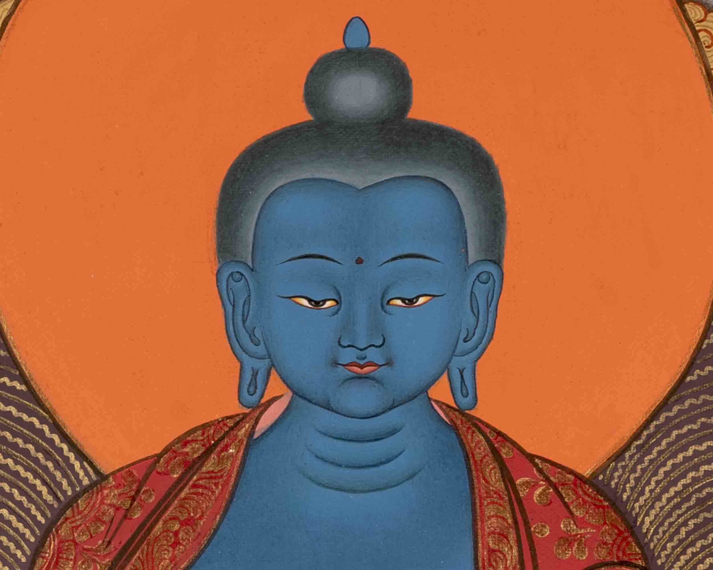 Medicine Buddha | Healing Buddha Thangka | Traditional Tibetan Paint