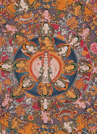Mandala1000 Armed Lokeshvara | Buddhist Wall Hanging Mandala