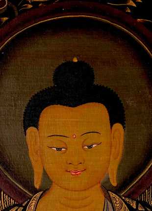 Shakyamuni Buddha Thangka | Religious Buddhist Art | Wall Decors