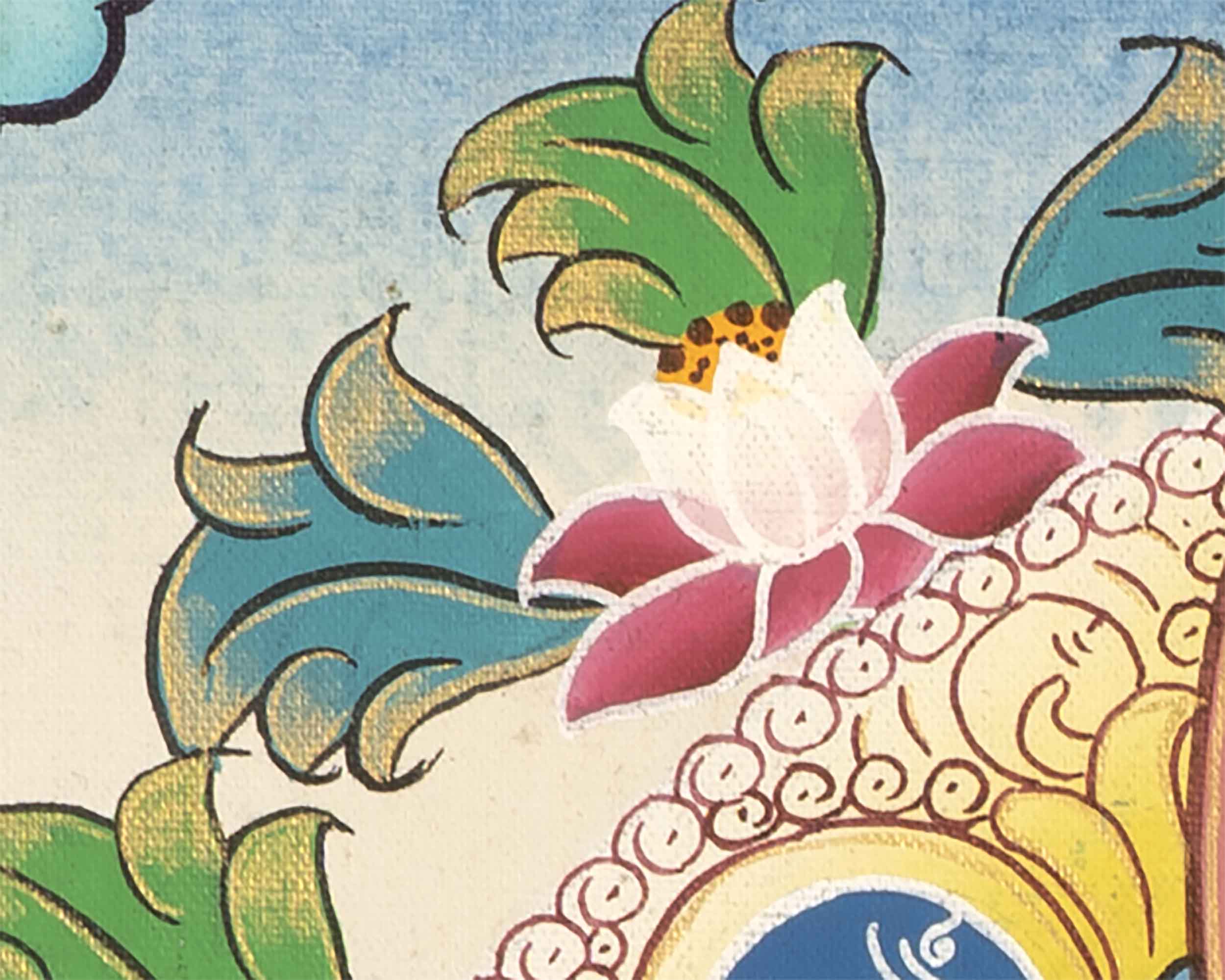 Vajrasattva Thangka | Tibetan Thangka Art