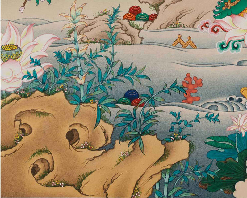 High-Quality Giclee Print Of Tara Mother For Prayer | Significance of Green Tara in Tibetan Buddhism