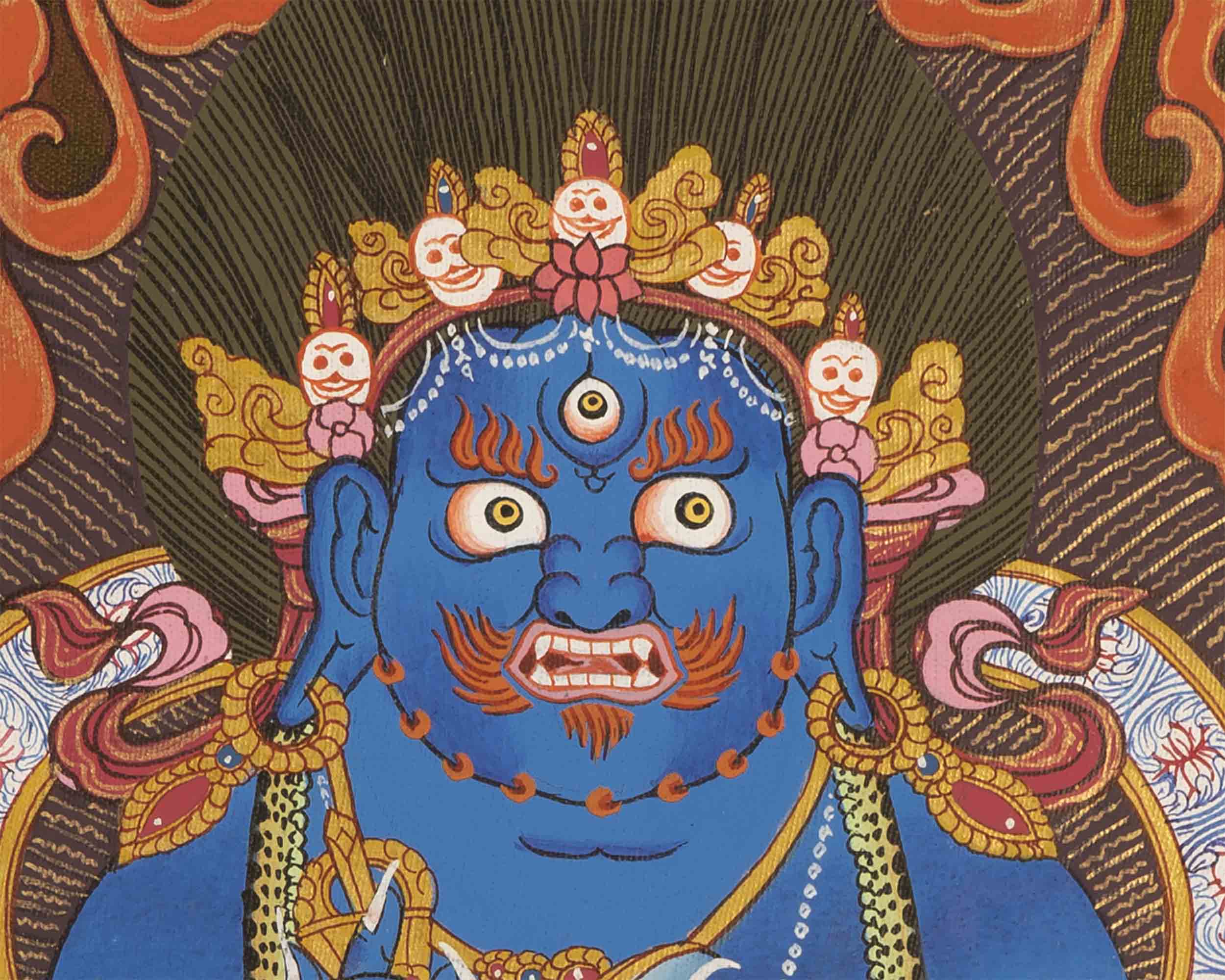 Vajra Panjarnatha Thangka | Wall Decor Artwork