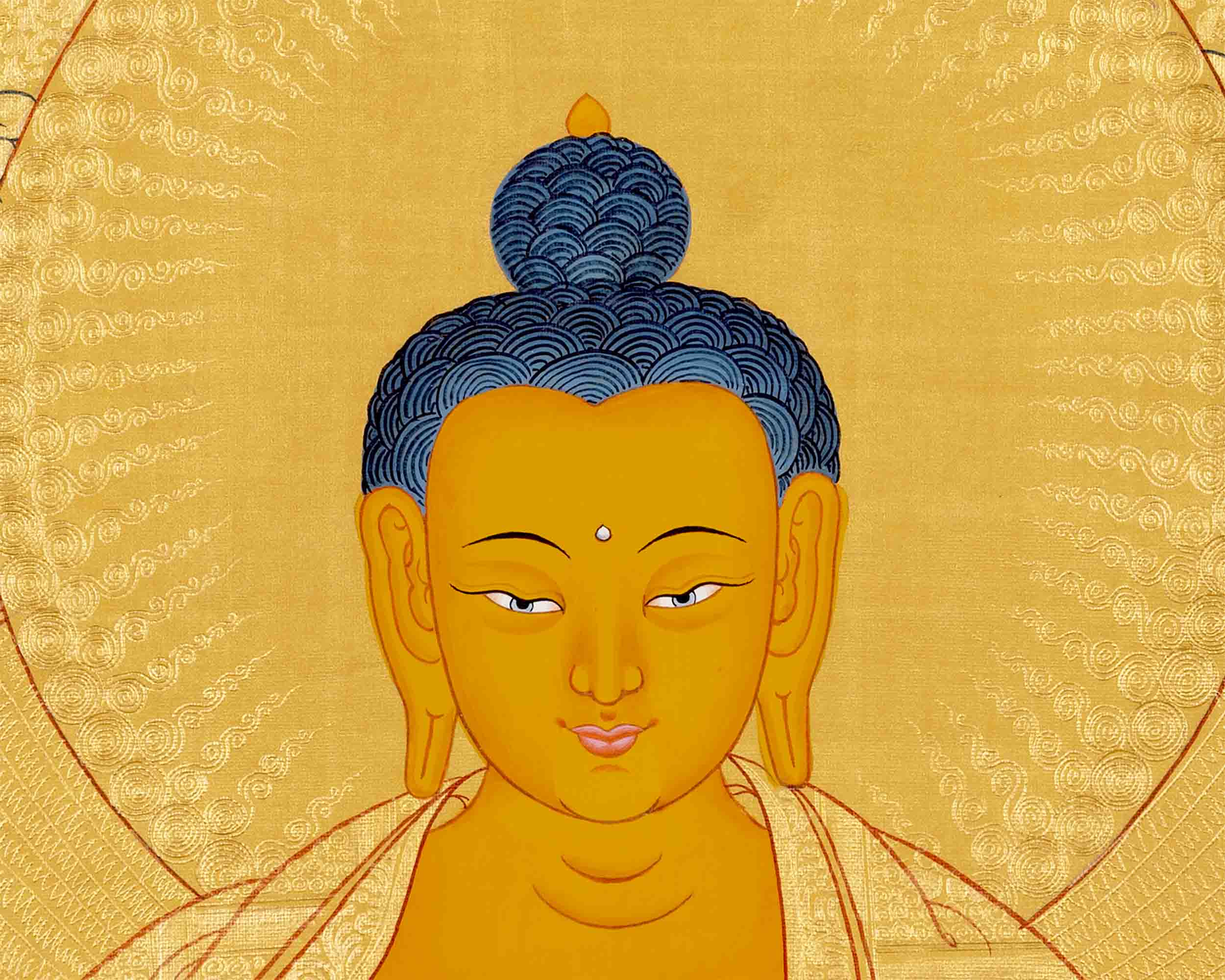 Shakyamuni Buddha Thangka Painting | Wall Hanging Decor
