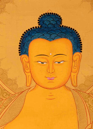 Tibetan Shakaymauni Thangka | Tibetan Buddha Artwork