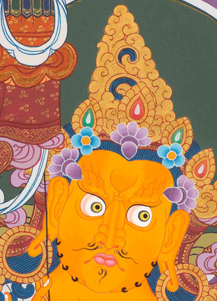 Namtose Thangka | Wealth Deity | Religious Wall Decors