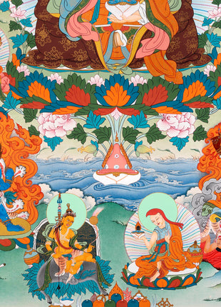 Guru Sangey Thangka | Eight Manifestations of Padmasambhava