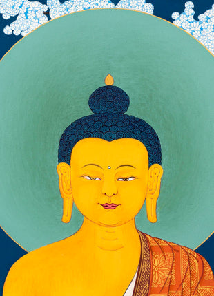 Meditating Buddha | Traditional Shakyamuni Thangka