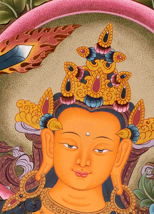 Religious Manjushree Thangka | Thangka Painting