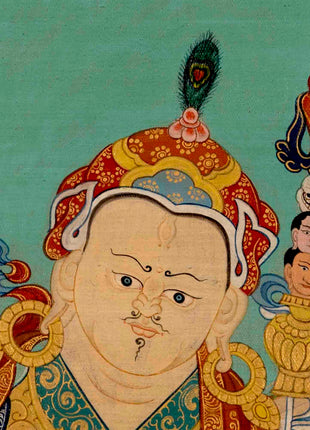Guru Rinpoche Padmasambhava | Buddhist Thangka Art | Wall Decors