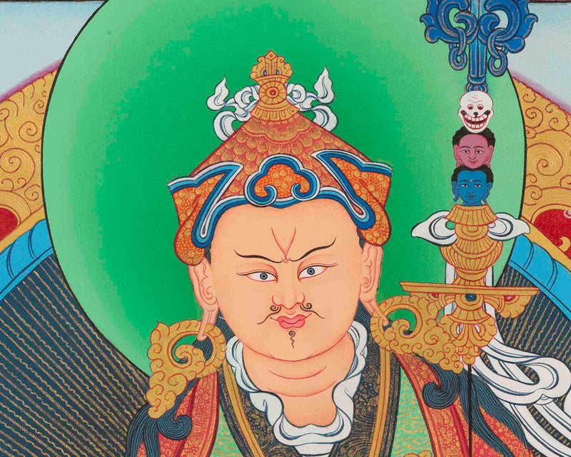Guru Rinpoche Thangka | Wall Decor Painting