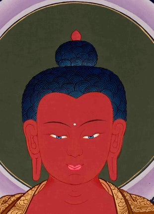 Amitabha Buddha Thangka | Tibetan Traditional Art | Wall Decors