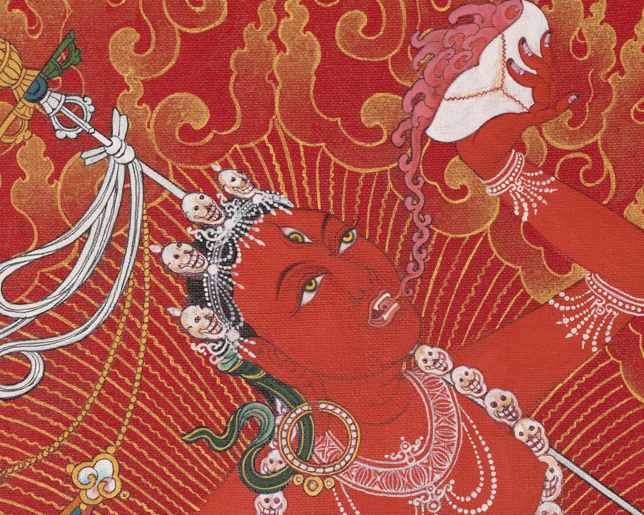 Vajrayogini Thangka | Handmade Tibetan Art | Dakini Painting