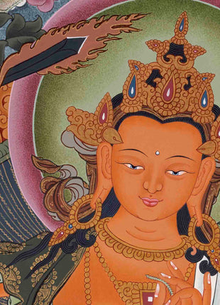 Bodhisattva Manjushree Thangka | Art Painting