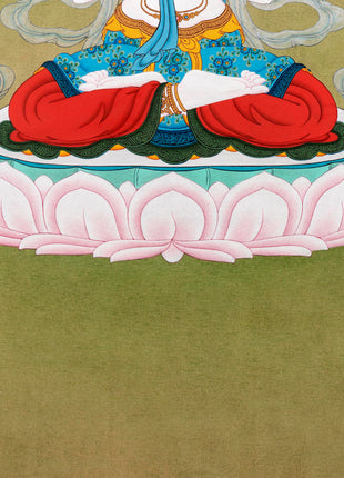 Traditional Chenrezig Thangka | Avalokiteshvara Painting