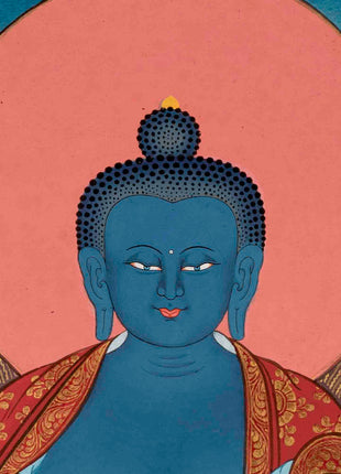 Healing Buddha | Medicine Buddha Thangka | Traditional Buddhist Art