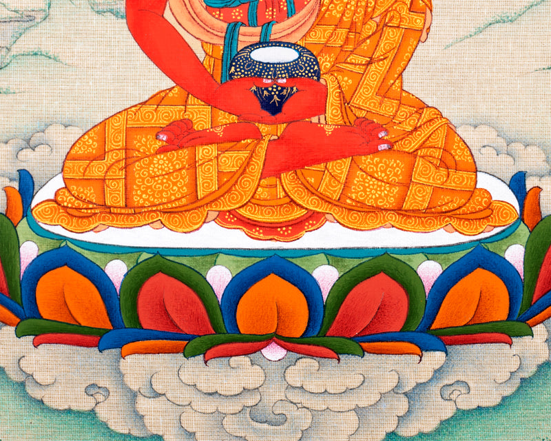 Amitabha Buddha Thangka, Tibetan Buddha Painting