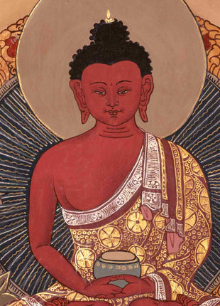 Amitabha Buddha Thangka | Traditional Buddhist Art | Wall Decors