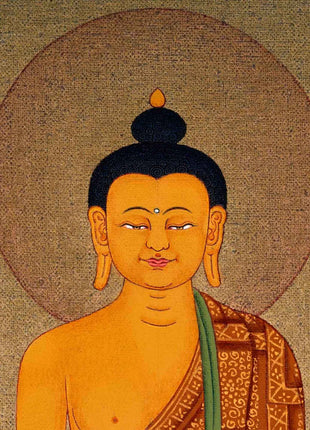 Gautama Buddha Art | Traditional Shakyamuni Thangka Painting