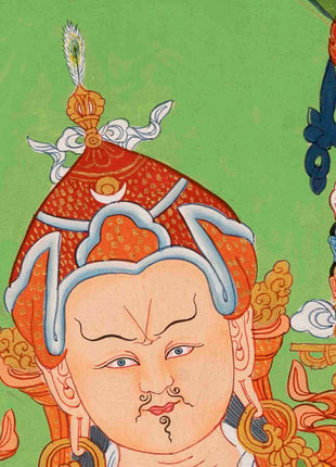 Guru Padmasambhava Thangka | Religious Painting | Wall Decors