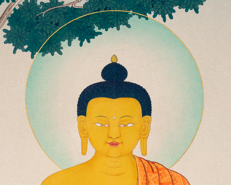 The Shakyamuni Buddha Thangka | Seated In Meditation